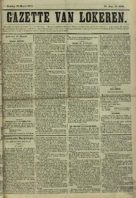 Gazette van Lokeren 22/03/1874
