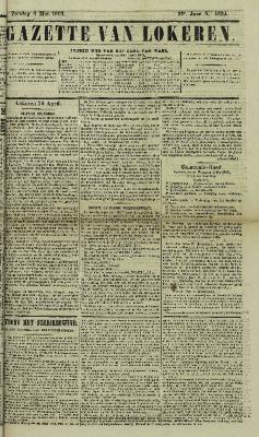 Gazette van Lokeren 01/05/1864