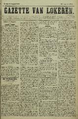 Gazette van Lokeren 20/08/1876