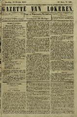 Gazette van Lokeren 21/10/1849