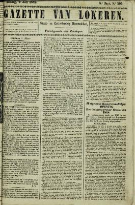 Gazette van Lokeren 02/07/1848