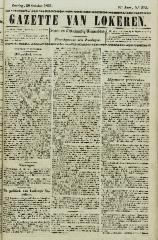 Gazette van Lokeren 26/10/1851