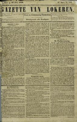 Gazette van Lokeren 24/06/1849