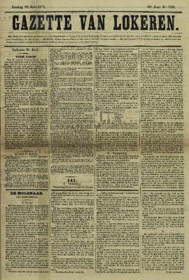 Gazette van Lokeren 22/06/1873