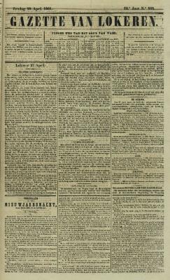 Gazette van Lokeren 28/04/1861