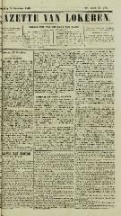 Gazette van Lokeren 30/10/1859