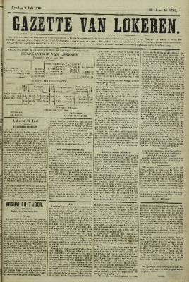 Gazette van Lokeren 02/07/1876