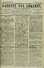 Gazette van Lokeren 18/07/1852