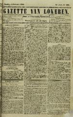 Gazette van Lokeren 09/02/1851