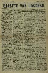 Gazette van Lokeren 16/02/1879