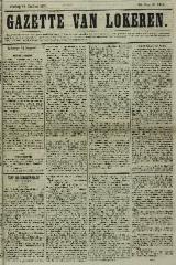 Gazette van Lokeren 15/01/1871