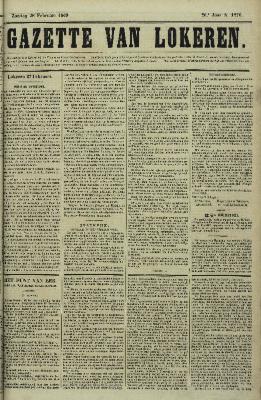 Gazette van Lokeren 28/02/1869