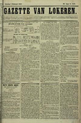 Gazette van Lokeren 07/02/1869