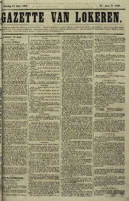 Gazette van Lokeren 14/06/1868