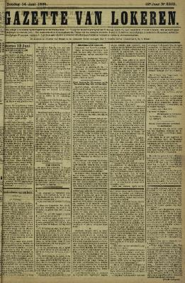 Gazette van Lokeren 14/06/1885