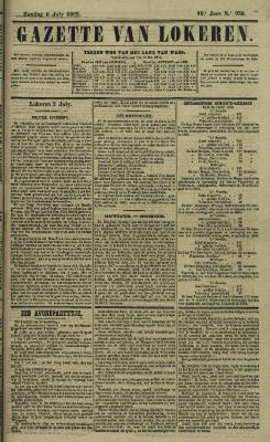 Gazette van Lokeren 06/07/1862