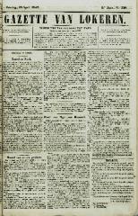 Gazette van Lokeren 18/04/1852