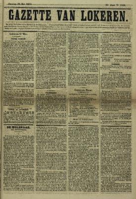 Gazette van Lokeren 18/05/1873