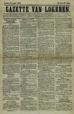 Gazette van Lokeren 20/04/1879