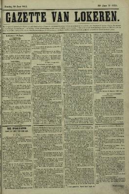 Gazette van Lokeren 20/06/1875