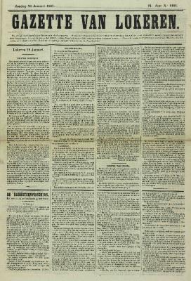 Gazette van Lokeren 20/01/1867