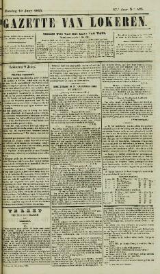 Gazette van Lokeren 10/06/1860