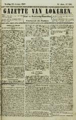 Gazette van Lokeren 25/01/1852