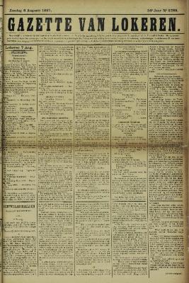 Gazette van Lokeren 08/08/1897
