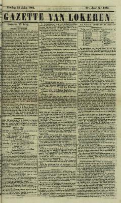 Gazette van Lokeren 26/06/1864