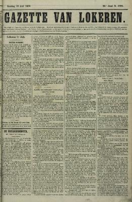 Gazette van Lokeren 18/07/1869