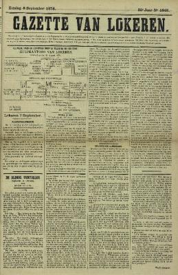 Gazette van Lokeren 08/09/1878