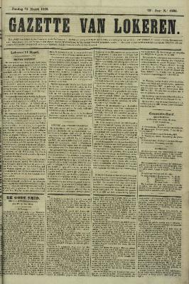 Gazette van Lokeren 15/03/1868