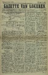 Gazette van Lokeren 13/04/1879