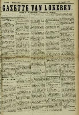 Gazette van Lokeren 17/03/1907