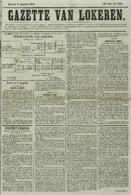 Gazette van Lokeren 06/08/1871