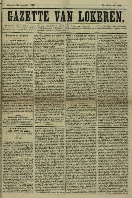 Gazette van Lokeren 24/08/1873