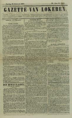 Gazette van Lokeren 12/02/1865