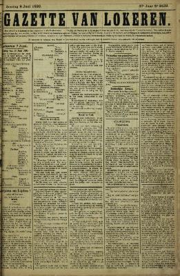 Gazette van Lokeren 08/06/1890