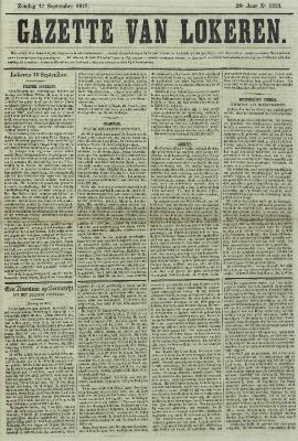 Gazette van Lokeren 17/09/1871