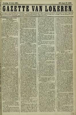 Gazette van Lokeren 10/07/1881