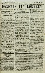 Gazette van Lokeren 23/11/1851