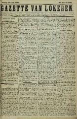 Gazette van Lokeren 22/04/1883