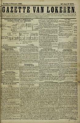 Gazette van Lokeren 04/02/1883