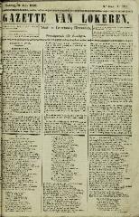 Gazette van Lokeren 09/07/1848