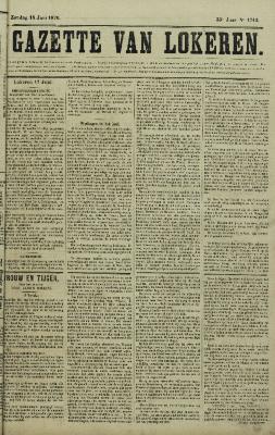 Gazette van Lokeren 18/06/1876