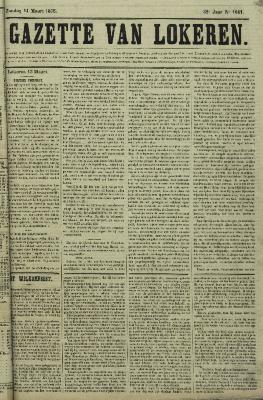 Gazette van Lokeren 14/03/1875