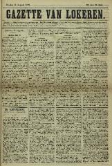 Gazette van Lokeren 11/08/1872