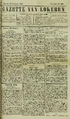 Gazette van Lokeren 19/02/1860