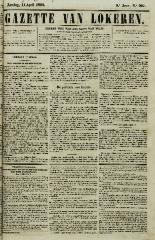 Gazette van Lokeren 11/04/1852