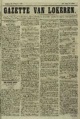 Gazette van Lokeren 23/02/1868